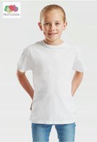 FRUIT OF THE LOOM Dziecięca koszulka T-shirt WF BIAŁA rozmiar: 140 FRUIT OF THE LOOM