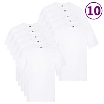 Fruit of the Loom Oryginalne T-shirty, 10 szt., białe, 3XL, bawełna - FRUIT OF THE LOOM