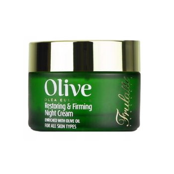 Frulatte, Olive Restoring Firming Night Cream, Odbudowujący I Ujędrniający Krem Na Noc, 50ml - FRULATTE