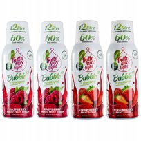 FruttaMax Zestaw 4 syropów 2x Malina + 2x Truskawka