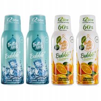 FruttaMax Zestaw 4 syropów 2x Tonic + 2x Pomarańcza