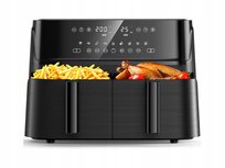 Frytkownica Beztłuszczowa 10L Air Fryer Dual Zone 360° 2 Komory 10 Prog Led