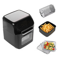 Frytkownica beztłuszczowa 12L - AIR FRYER - Frytownica MOCNA 1800W Huslog