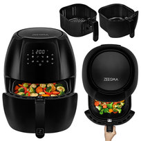 FRYTKOWNICA BEZTŁUSZCZOWA 7,7 L FRYTOWNICA 1800W DUŻA ZMYWARKA AIRFRYER