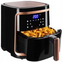 FRYTKOWNICA BEZTŁUSZCZOWA 7 L ZŁOTA FRYTOWNICA 1900W XL AIR FRYER LCD GOLD