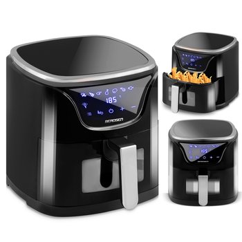 Frytkownica beztłuszczowa AIR FRYER frytownica Berdsen 5l czarno-srebrna - GLOBAL INCOME