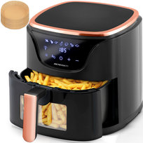 Frytkownica beztłuszczowa AIR FRYER frytownica Berdsen 5l czarno-złota