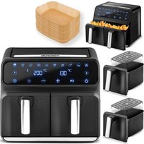 Frytkownica Beztłuszczowa AIR FRYER XXL Mocna 8 L 1700 W Berdsen