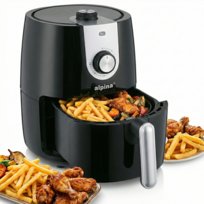 FRYTKOWNICA BEZTŁUSZCZOWA AIRFRYER ALPINA 2L 900W REGULACJA TIMER KOMPAKT