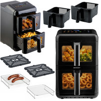 Frytkownica beztłuszczowa Berdsen BD-663 dwukomorowa 11,6L pionowa Air Fryer 3000W Berdsen