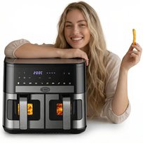Frytkownica beztłuszczowa DeKRAFT AF6002-MAX Air Fryer 10L 2 komory 2200W