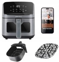 FRYTKOWNICA BEZTŁUSZCZOWA FRYTOWNICA 1500W 4,2l OKNO AIR FRYER ELDOM FR45