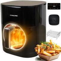FRYTKOWNICA BEZTŁUSZCZOWA FRYTOWNICA 2000W 2 GRZAŁKI 6L SUSZENIE AIR FRYER