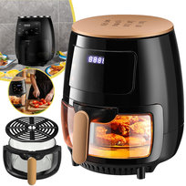 FRYTKOWNICA DUŻA BEZTŁUSZCZOWA AIRFRYER FRYTOWNICA 6l 2400W