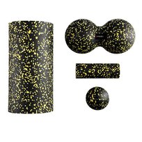 Fsbm04 Black-Yellow Set Zestaw Do Masażu Wałki/Piłki(4 Szt) Hms