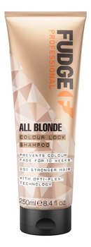 Fudge, All blonde colour lock, Szampon do włosów blond chroniący przed blaknięciem koloru, 250 ml - Fudge