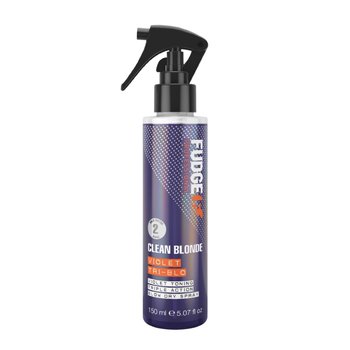 Fudge, Clean Blonde Violet Tri-Blo spray termoochronny do włosów blond, 150 ml - Fudge