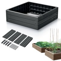 Funkcjonalna grządka do upraw Base Woody antracytowy - Prosperplast