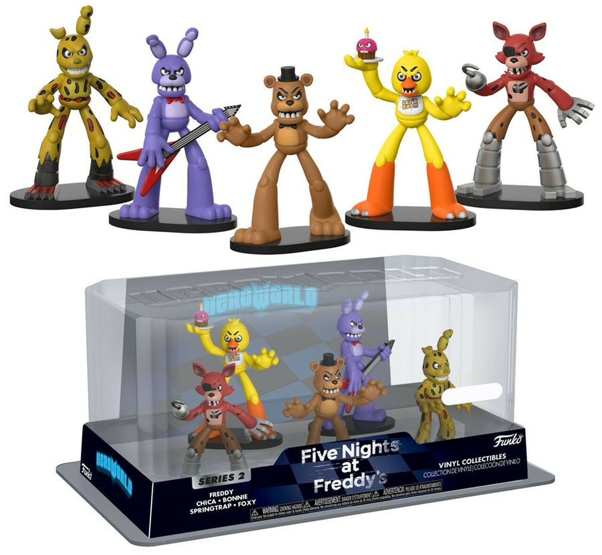 Five Nights at Freddy's フィギュア　fnaf Zhongkaihua 1/6/8 szt./zestaw figurek FNAF, 16,5 cm, zabawka