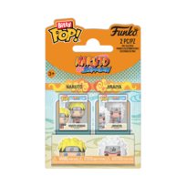 Funko, Funko Bitty POP! Multi-pack,ANIME, Figurka Kolekcjonerska, Naruto Shippuden, Naruto & Jiraiya (2-pack)