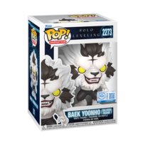 Funko, Funko POP! Exclusive, ANIME, Figurka Kolekcjonerska,Solo Leveling Season 1, Baek Yoonho (Silvermane)w/CH(FL)