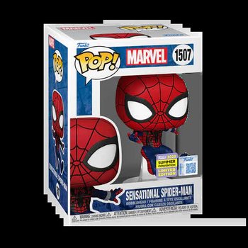 Funko, Funko POP! Exclusive, SUPERBOHATEROWIE, Figurka Kolekcjonerska,Marvel Comics, Sensational Spider-Man