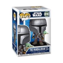 Funko, Funko POP!, SCI-FI, Figurka Kolekcjonerska, Mandalorian and Grogu, The Mandalorian with Grogu