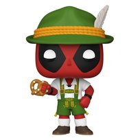 Funko, Funko POP!, SUPERBOHATEROWIE, Figurka Kolekcjonerska, Deadpool,Lederhosen