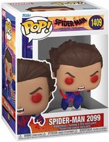 Funko, Funko POP!, SUPERBOHATEROWIE, Figurka Kolekcjonerska, Spider-Man: Across the Spider-Verse, 2099(Unmasked)