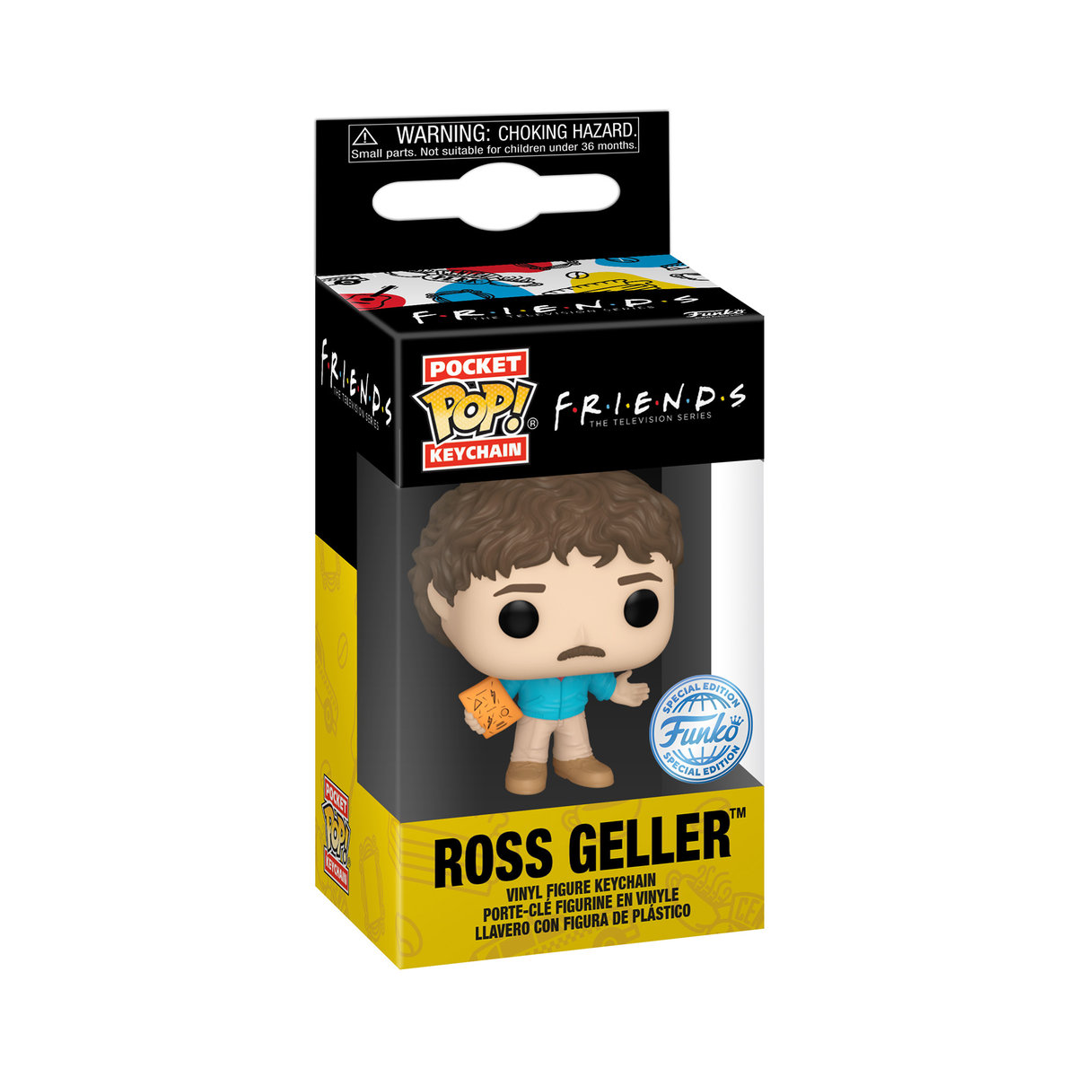 Funko Pocket POP! Keychain, breloczek, Friends, 80's Ross