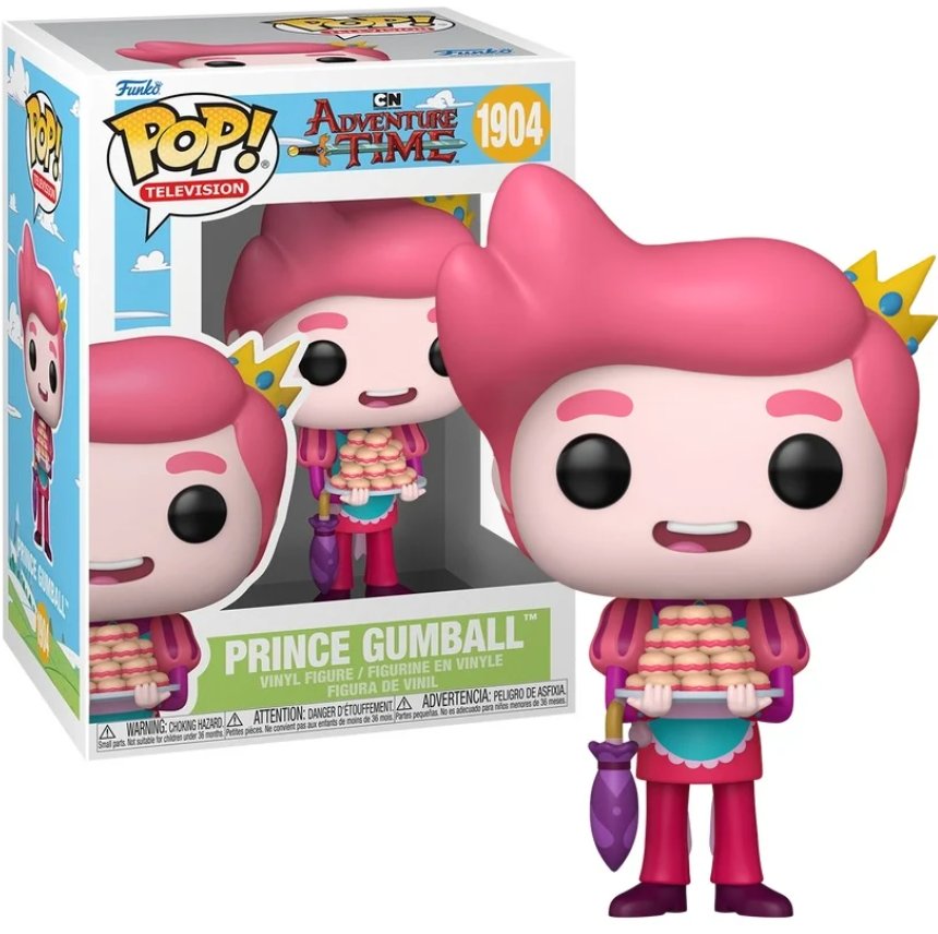 funko pop! adventure time animation 1904 prince gumball