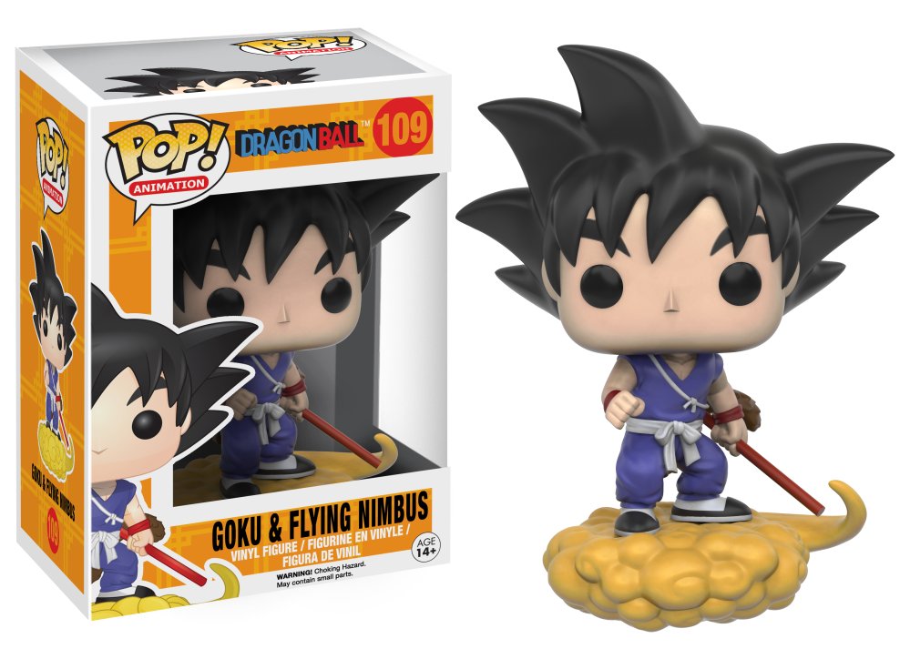 Funko POP! Anime, figurka kolekcjonerska, Dragonball, Goku&Flying Nimbus, 109