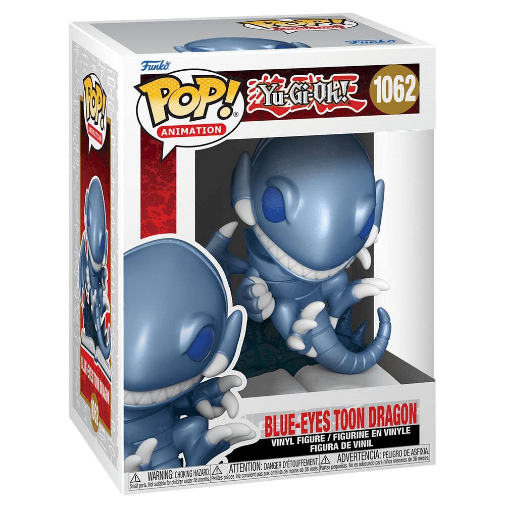 Figurine Pop! Vinyl Yu-Gi-Oh - Blue-Eyes Toon Dragon - Silver Edition - Neuf Sous Blister 2020