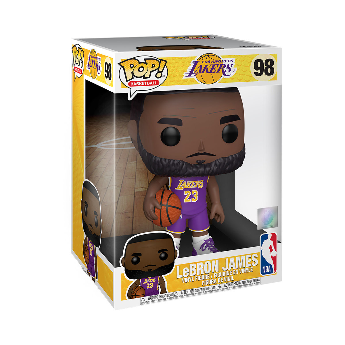 Funko POP! Basketball, Figurka Kolekcjonerska, Lakers, LeBron James, 98 ...