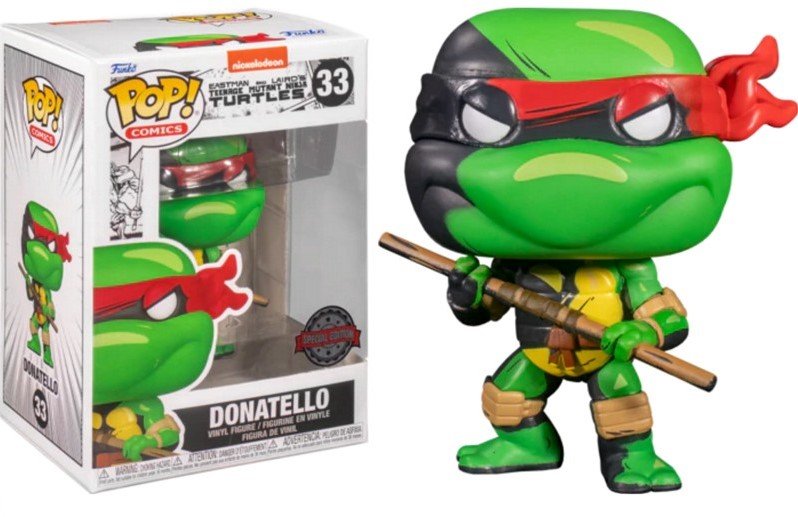 Zdjęcia - Figurka / zabawka transformująca Funko POP! Comics TMNT Turtles Donatello SE 33 