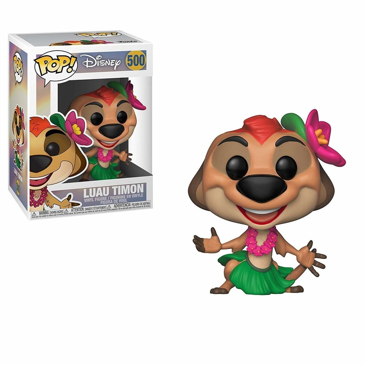 Funko POP! Disney, figurka kolekcjonerska, Lion King, Luau Timon, 500