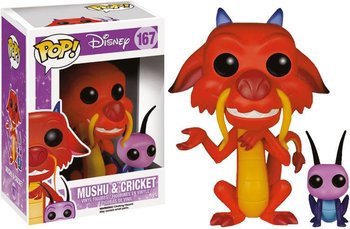 Funko POP! Disney, figurka kolekcjonerska, Mulan, Mushu&CriKet, 167 - Funko POP!