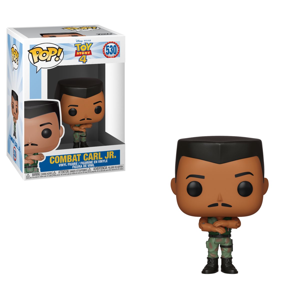 Funko POP! Disney Pixar, figurka kolekcjonerska, Toy Story, Combat Carl Jr., 530