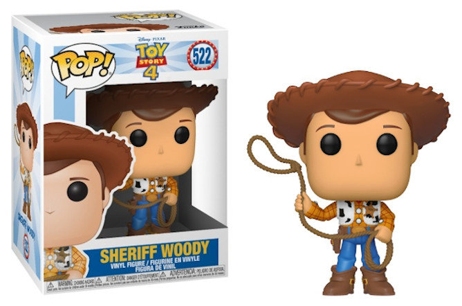 Funko POP! Disney Pixar, figurka kolekcjonerska, Toy Story, Sheriff Woody, 522