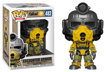 Funko POP! Games, figurka kolekcjonerska, Fallout, Excavator Armor, 482 - Funko POP!