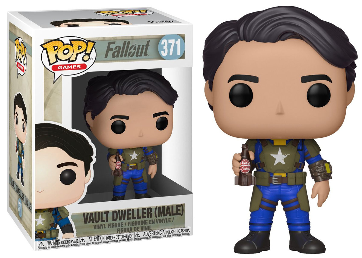 Funko POP! Games, figurka kolekcjonerska, Fallout, Vault Dweller (Male), 371