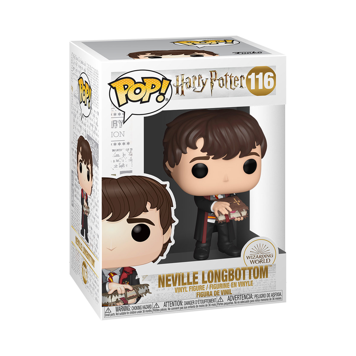 Funko POP! Harry Potter, figurka kolekcjonerska, Neville Longbottom, Wizarding World, 116