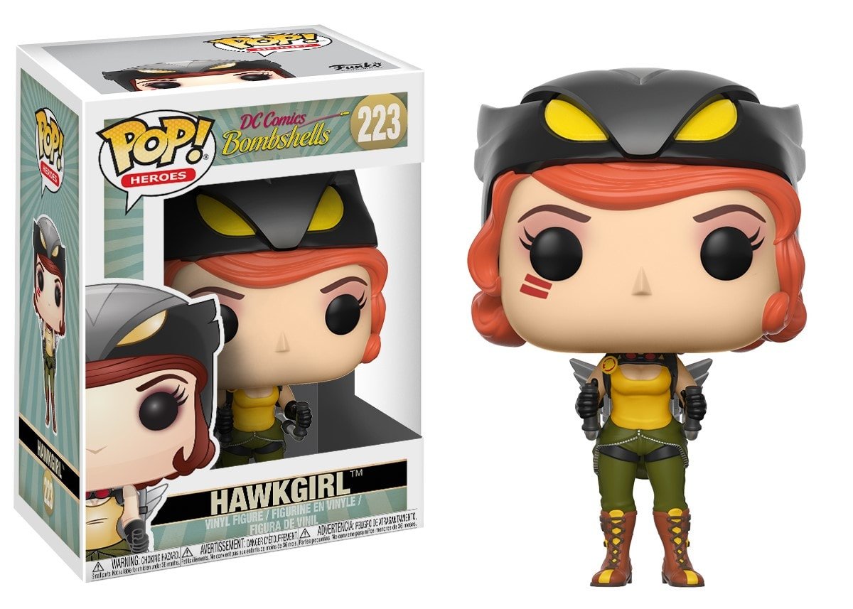 Funko POP! Heroes, figurka kolekcjonerska, DC Bombshells, Hawkgirl, 223