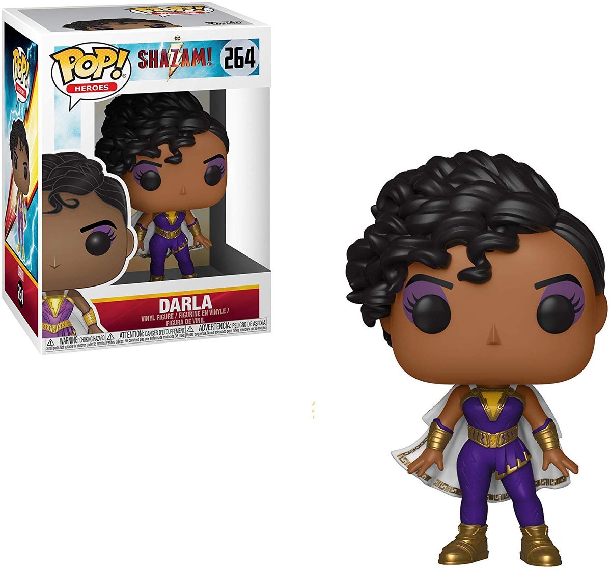 Funko POP! Heroes, figurka kolekcjonerska, Shazam!, Darla, 264