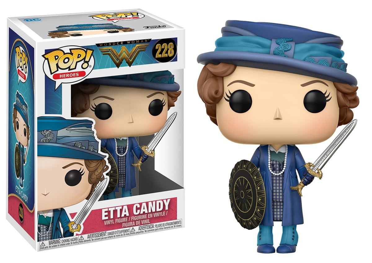 Funko POP! Heroes, figurka kolekcjonerska, Wonder Woman, Etta Candy, 228