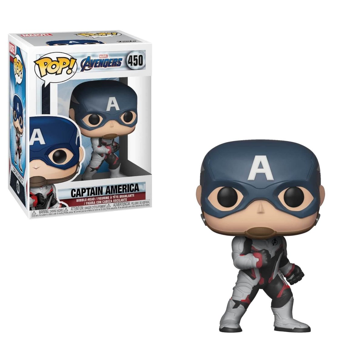 Funko POP! Marvel, figurka kolekcjonerska, Avengers, Captain America, 450