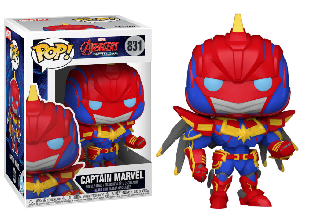 Funko POP! Marvel, figurka kolekcjonerska, Avengers Mech, Capitan Marvel, 831-Zdjęcie-0