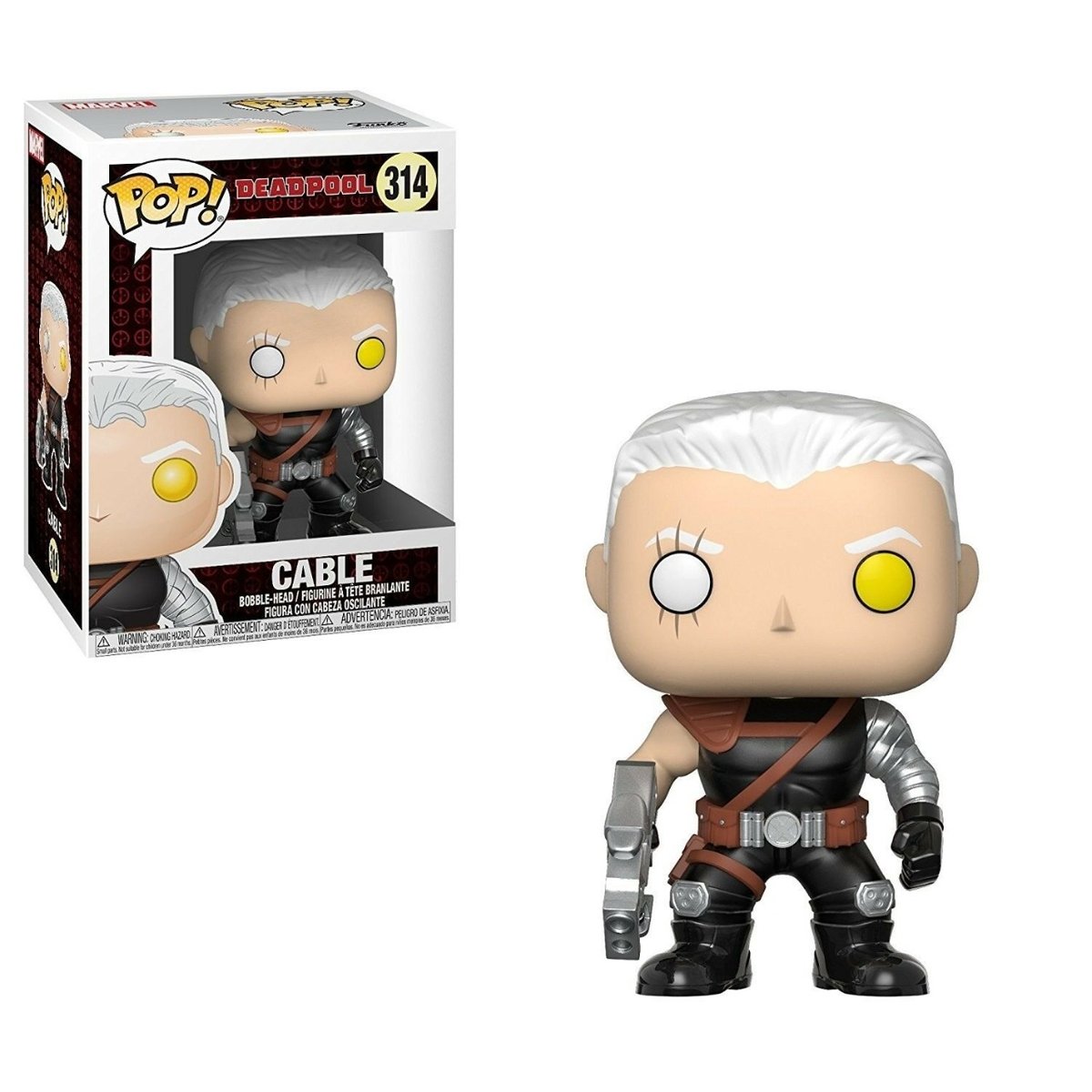 Funko POP! Marvel, figurka kolekcjonerska, Deadpool, Cable, 314