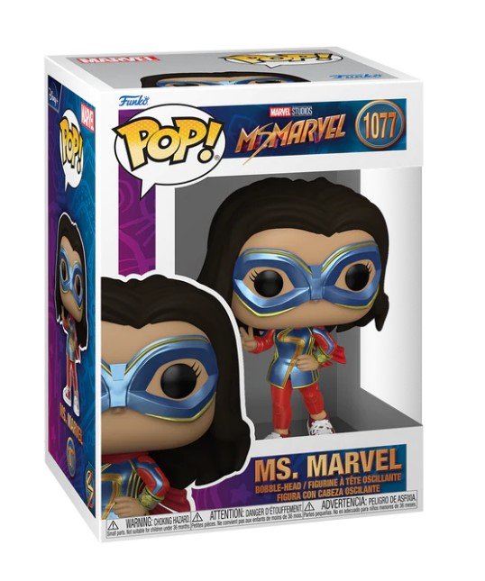 Фото - Фігурки / трансформери Funko POP! Marvel, figurka kolekcjonerska, Ms. Marvel, Kamala Khan, 1077 