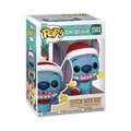 Funko POP! Marvel, figurka kolekcjonerska, POP Disney: Stitch HLDY– Stitch w/Hat - Funko POP !